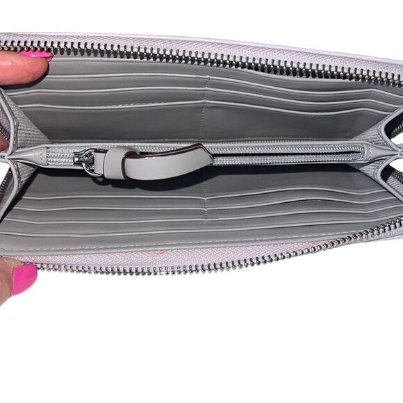 Radley London Follow Me Over the Rainbow Lilac Zip Around Long Wallet - Picture 3 of 12